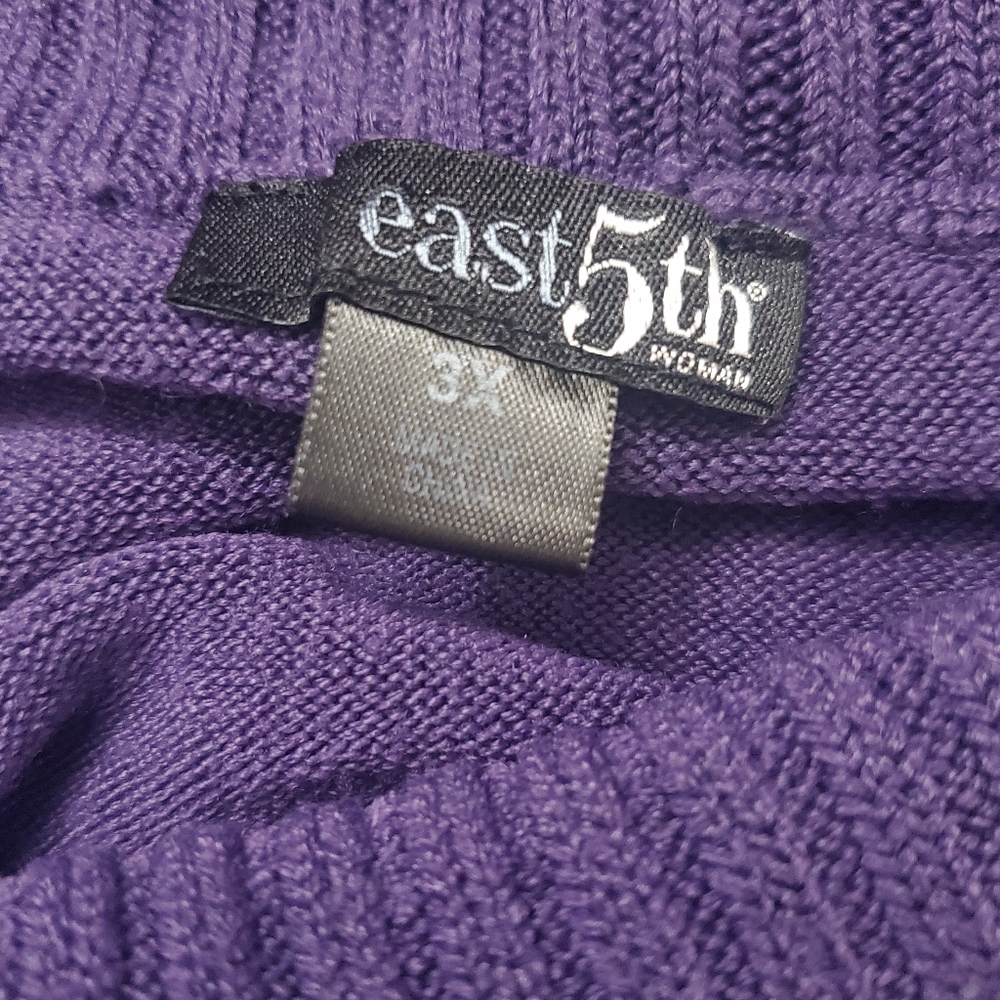 East 5th Long Sleeve Cowl Neck Sweater Size 3x - Picture 2 of 2